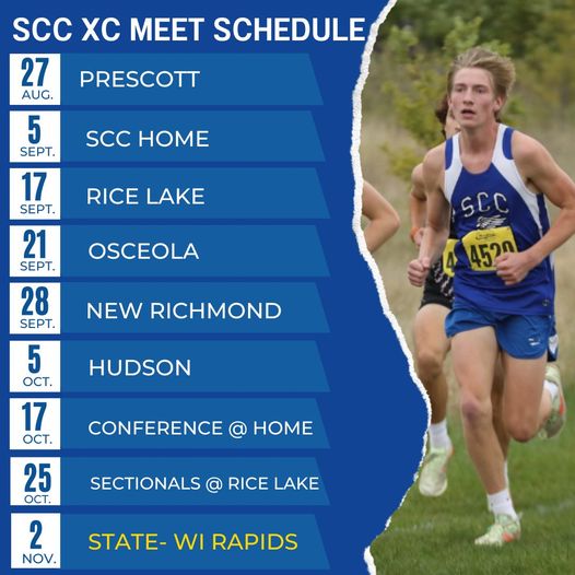 2024 Cross Country Meet Schedule