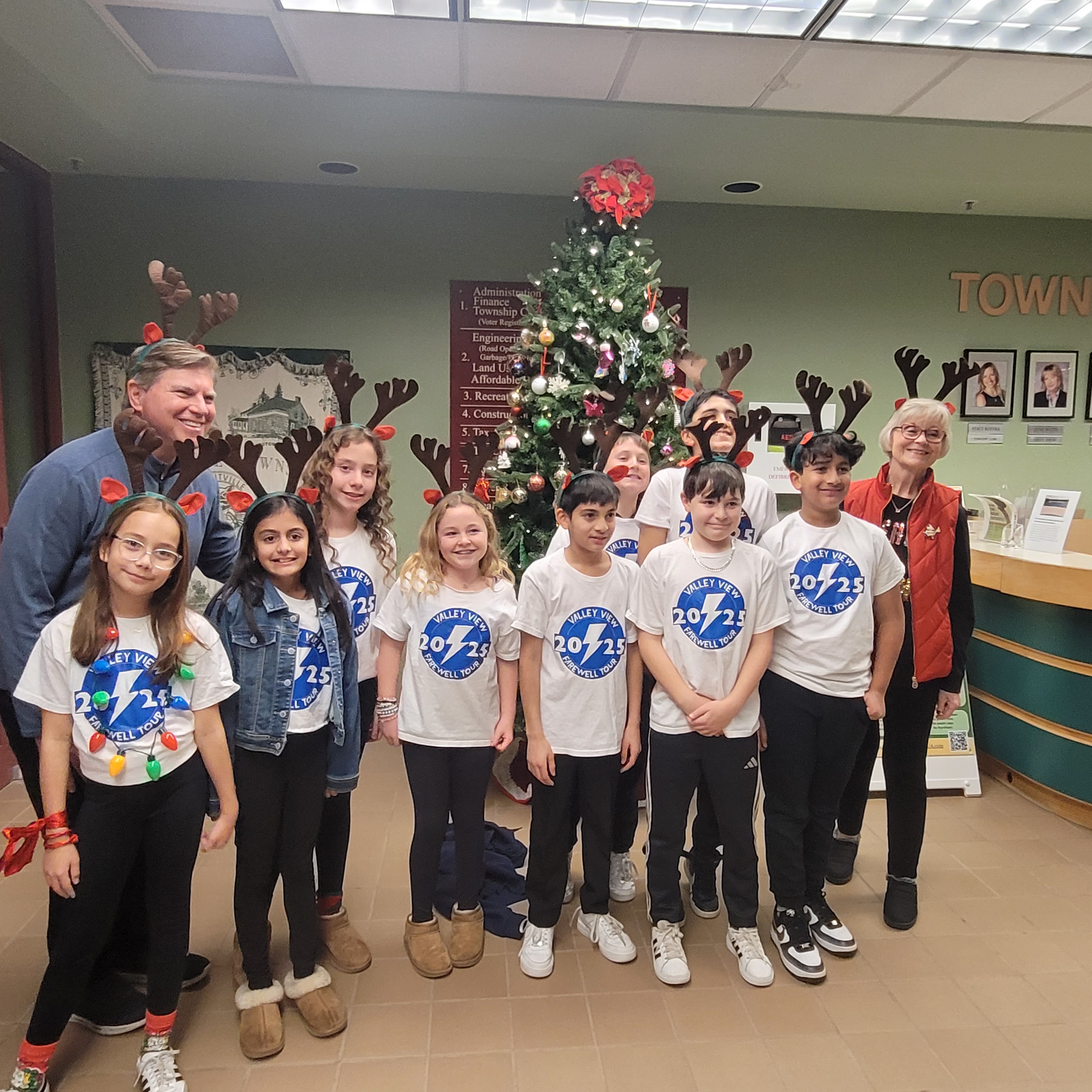 safety patrol presents at the board meeting