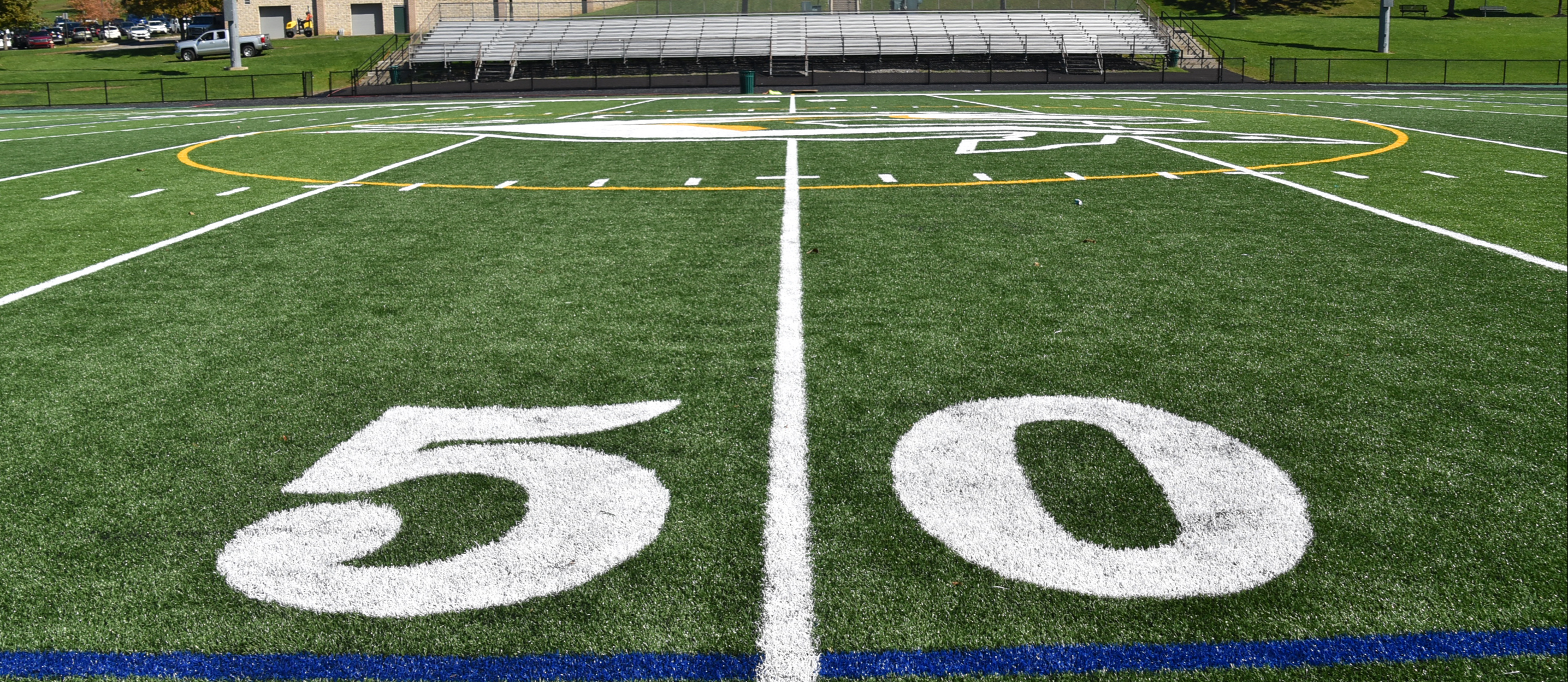 MTHS 50 yard line - Mustang Stadium