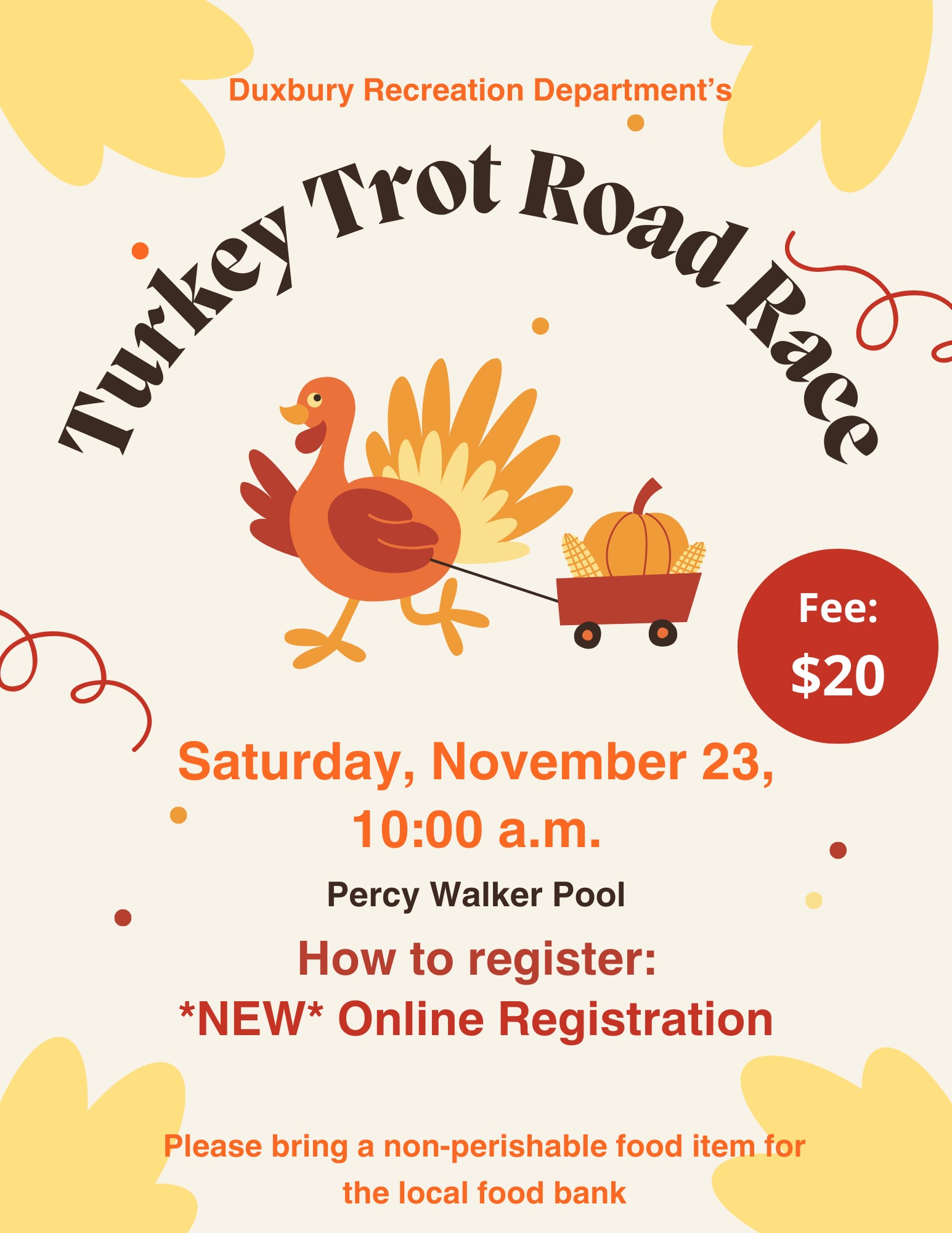 Turkey Trot on 11/23/2024 by Dux Rec department