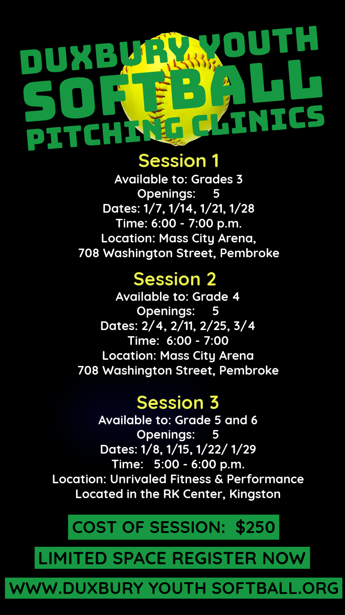 Softball Pitching Clinics