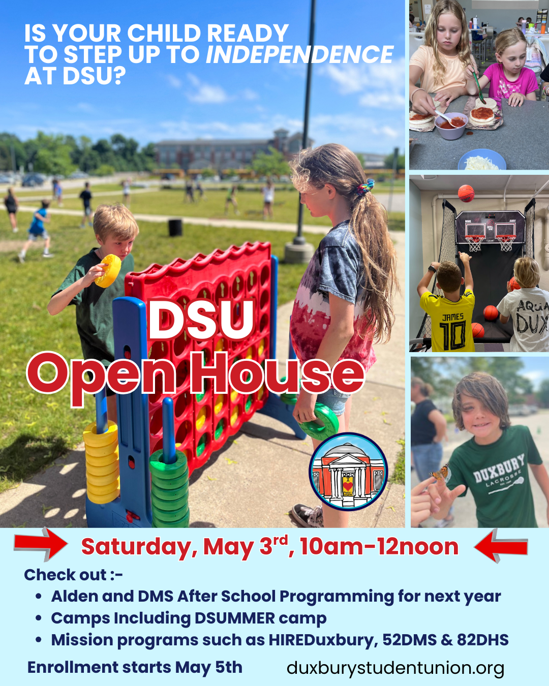 DSU Open House May 3