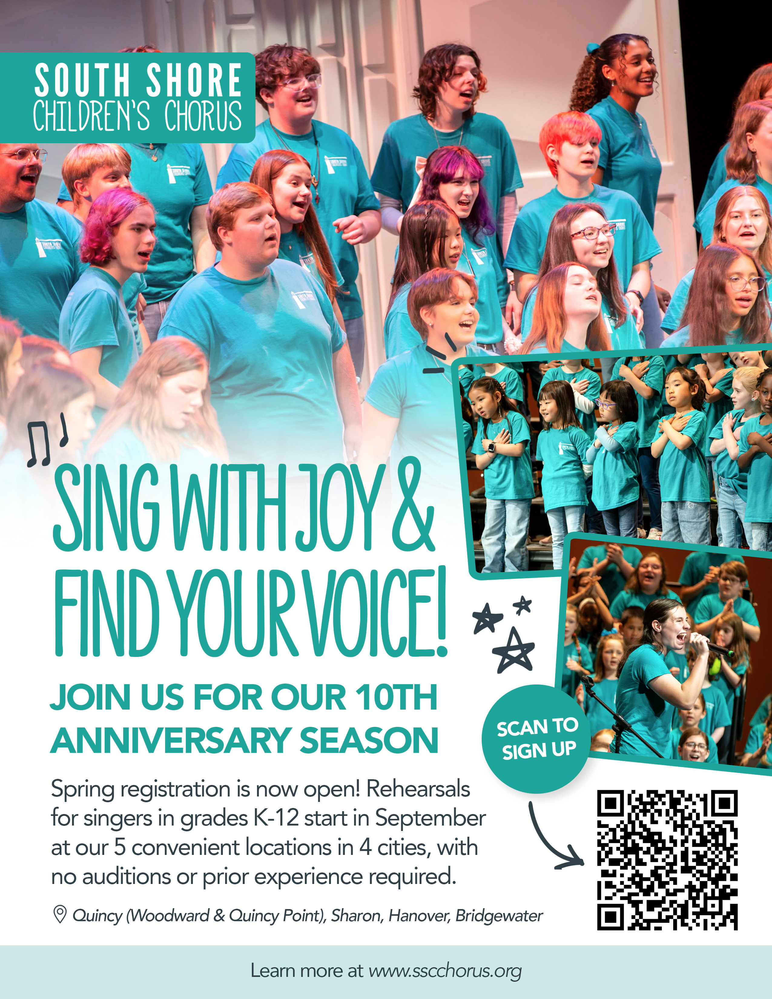 South Shore Chorus Spring Auditions