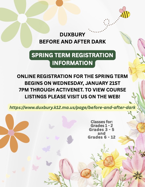 Before & After Dark Spring Term Classes