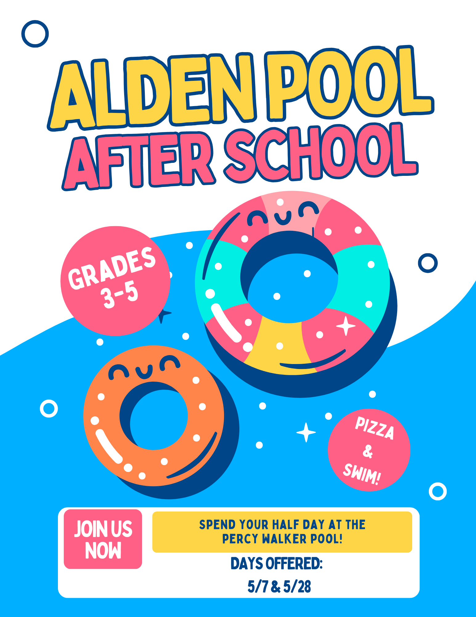 Alden Pool After School Half Day Swim