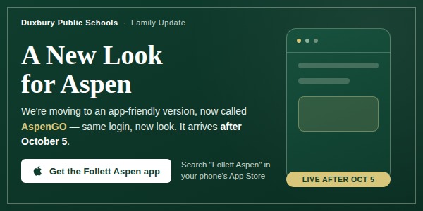 AspenGo announcement