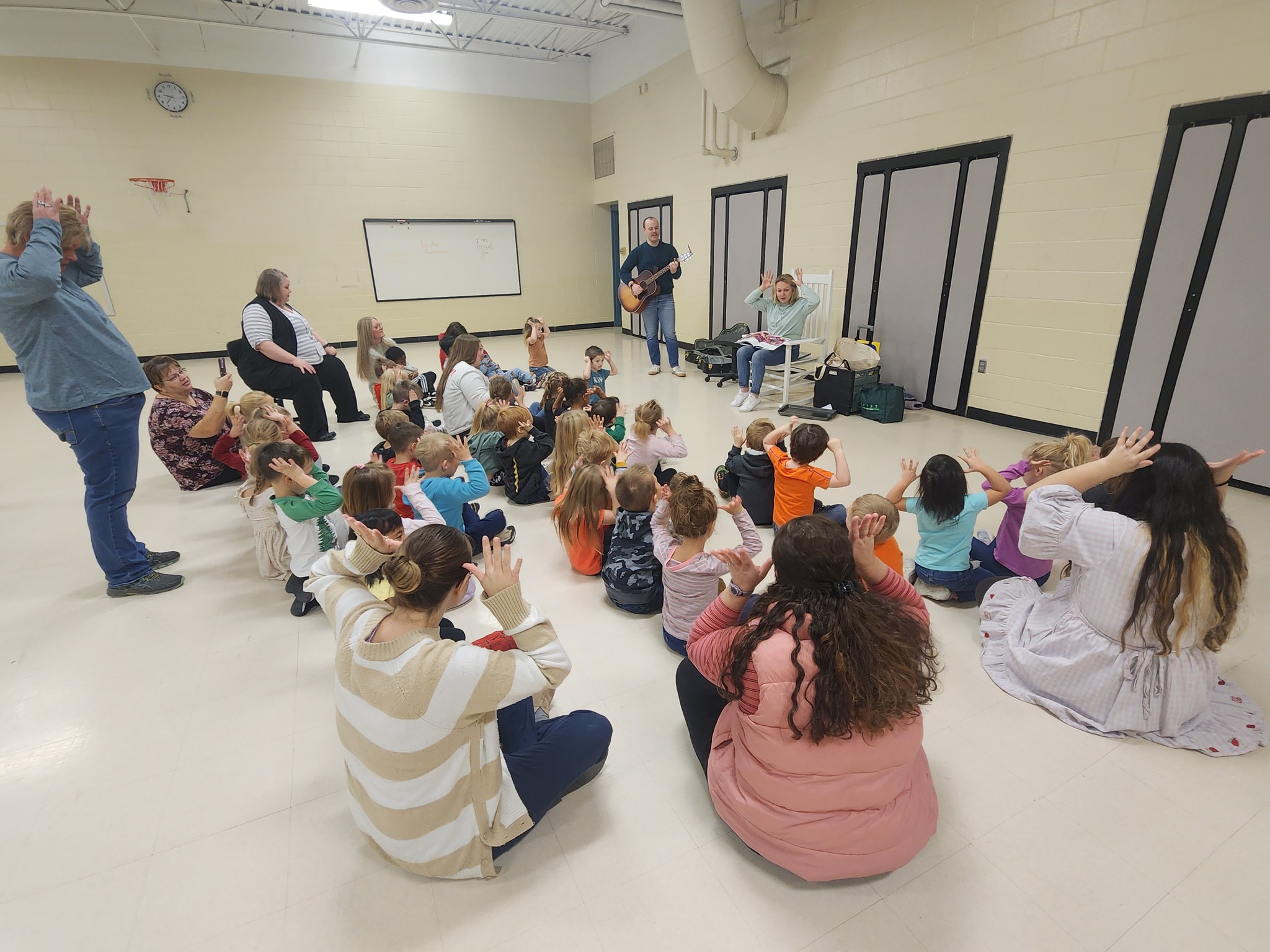 Preschool music class