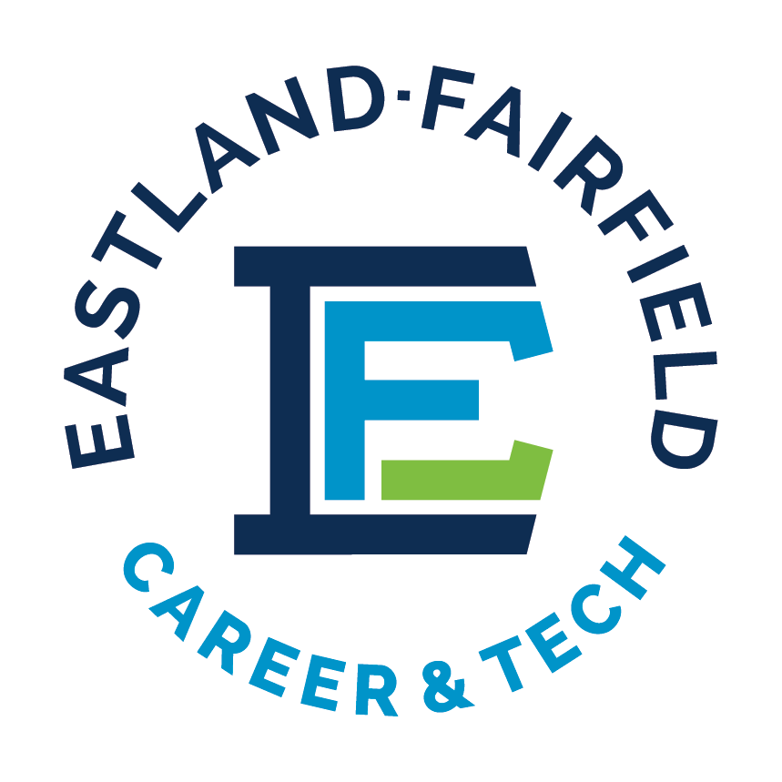 White EFCTS badge logo