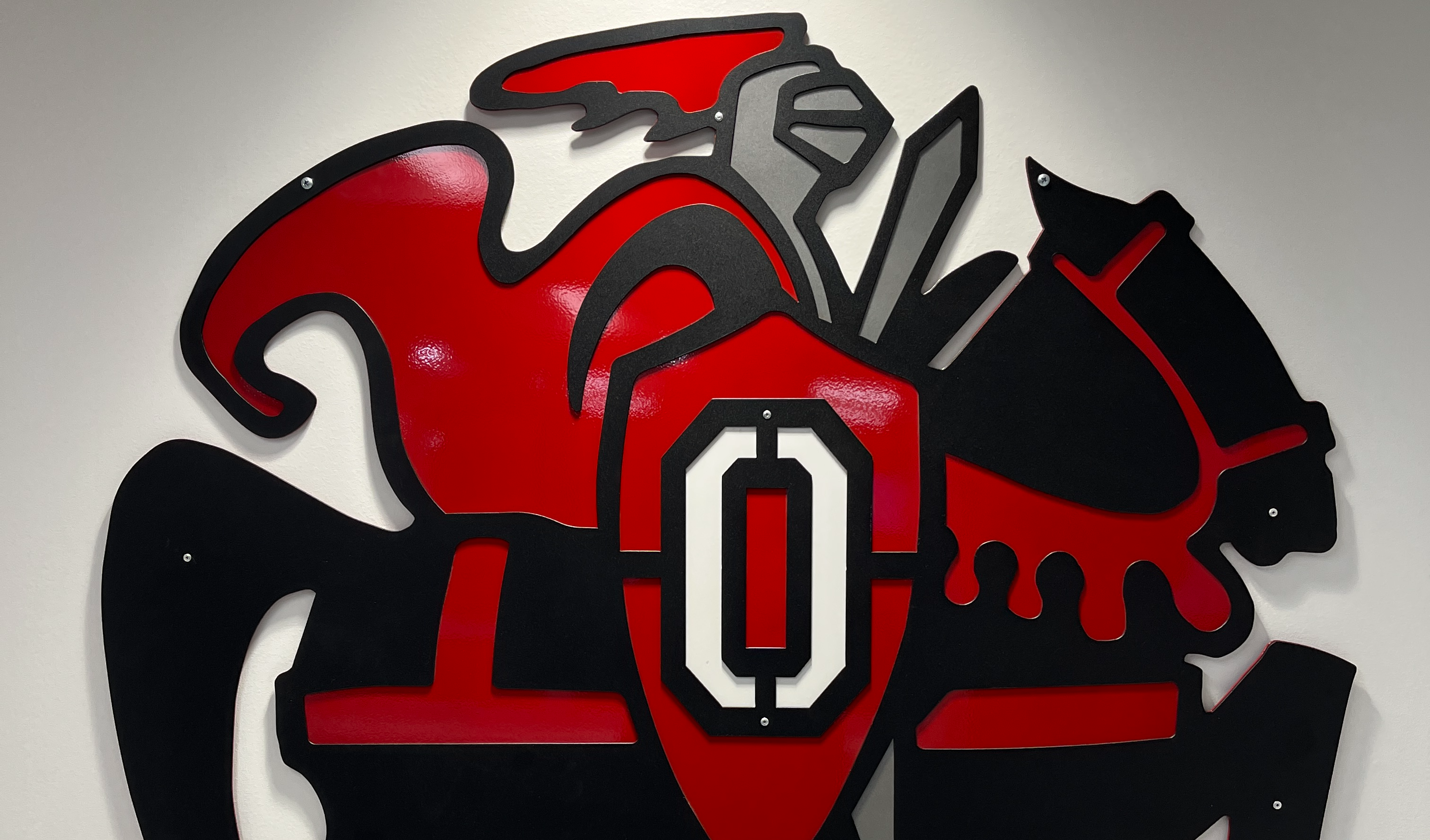 Charger logo wall art