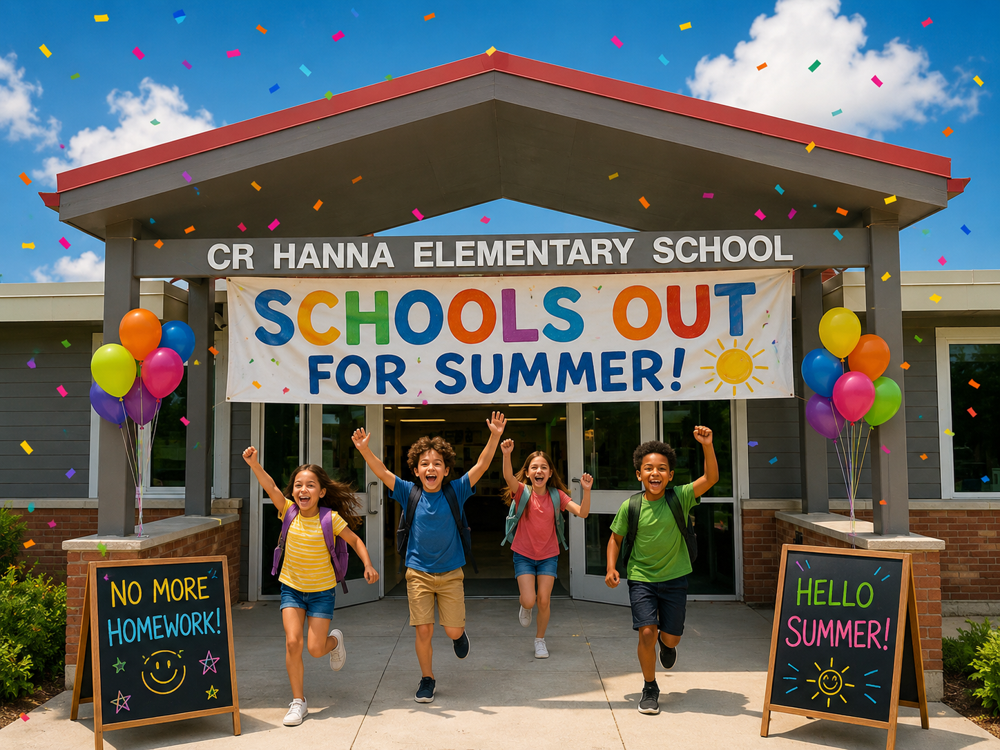 School is out for summer 