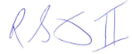 Robert L. Stevens, II signature
