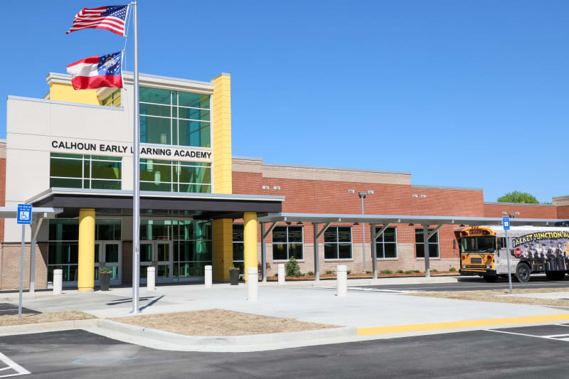 Early Learning Center building front on a sunny day