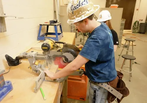 A construction student