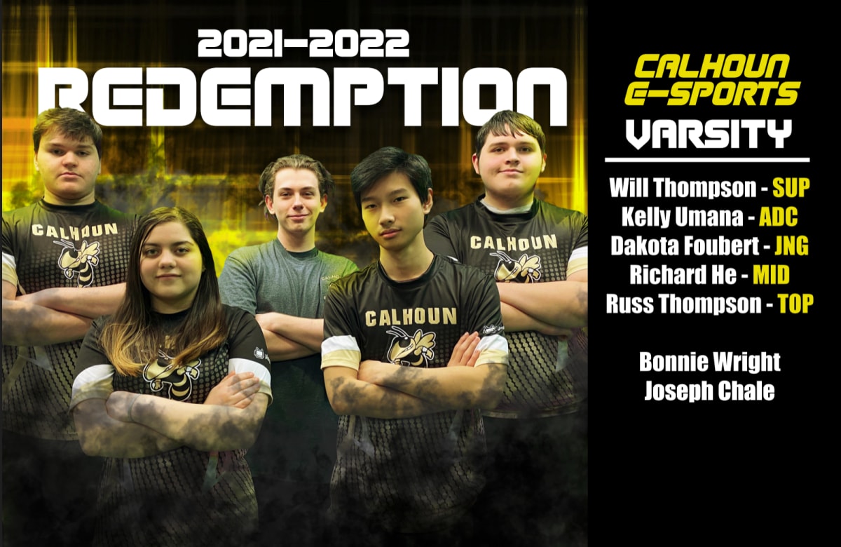 2021-2022 Varsity eSports team "Redemption"