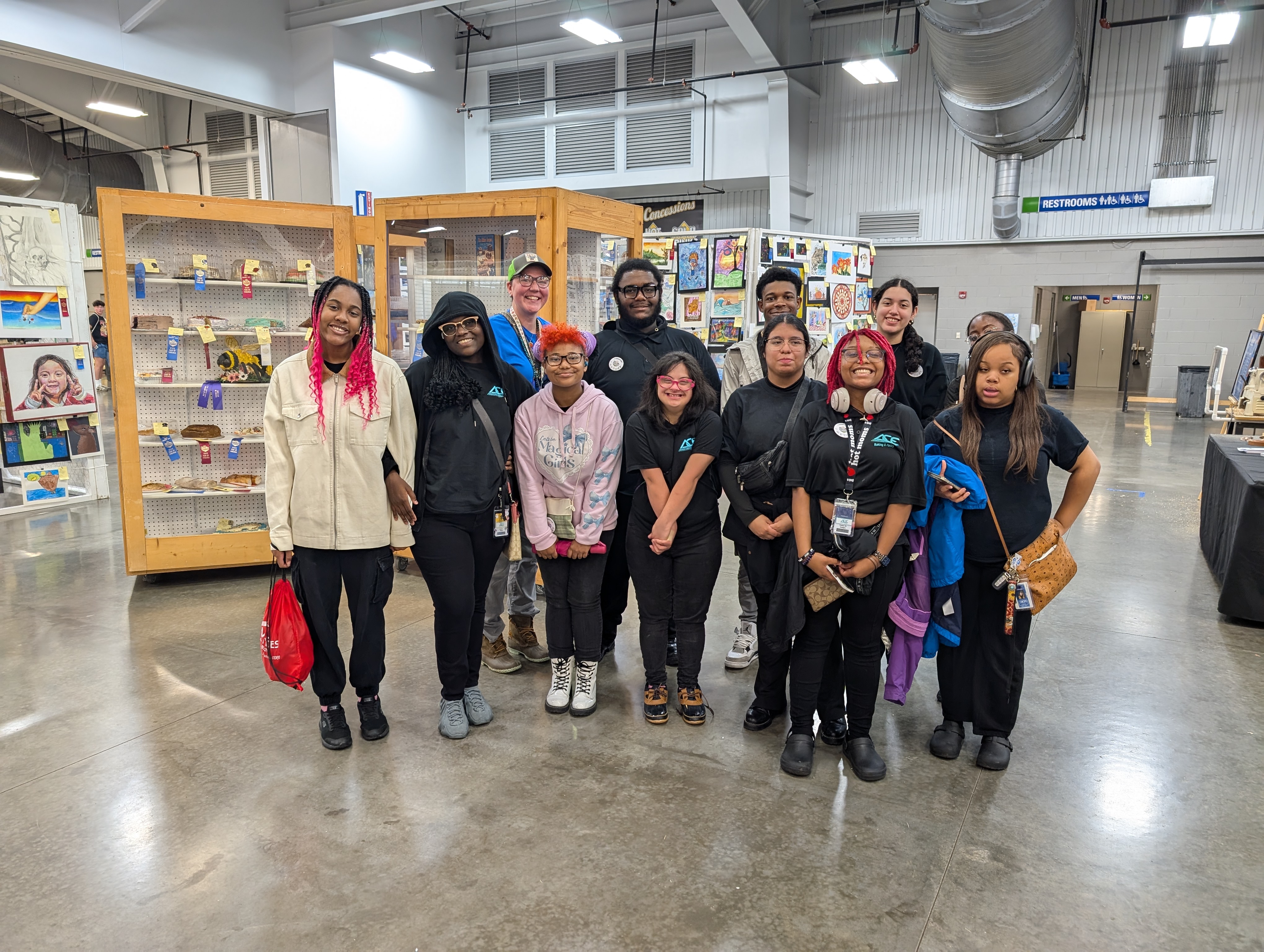 students participate in compettive events in baking