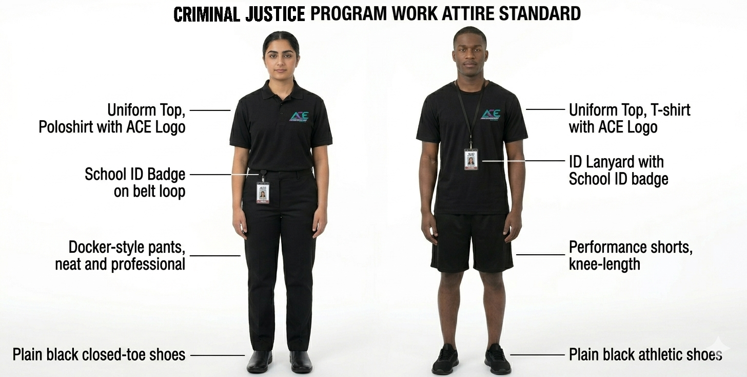 CJ work attire