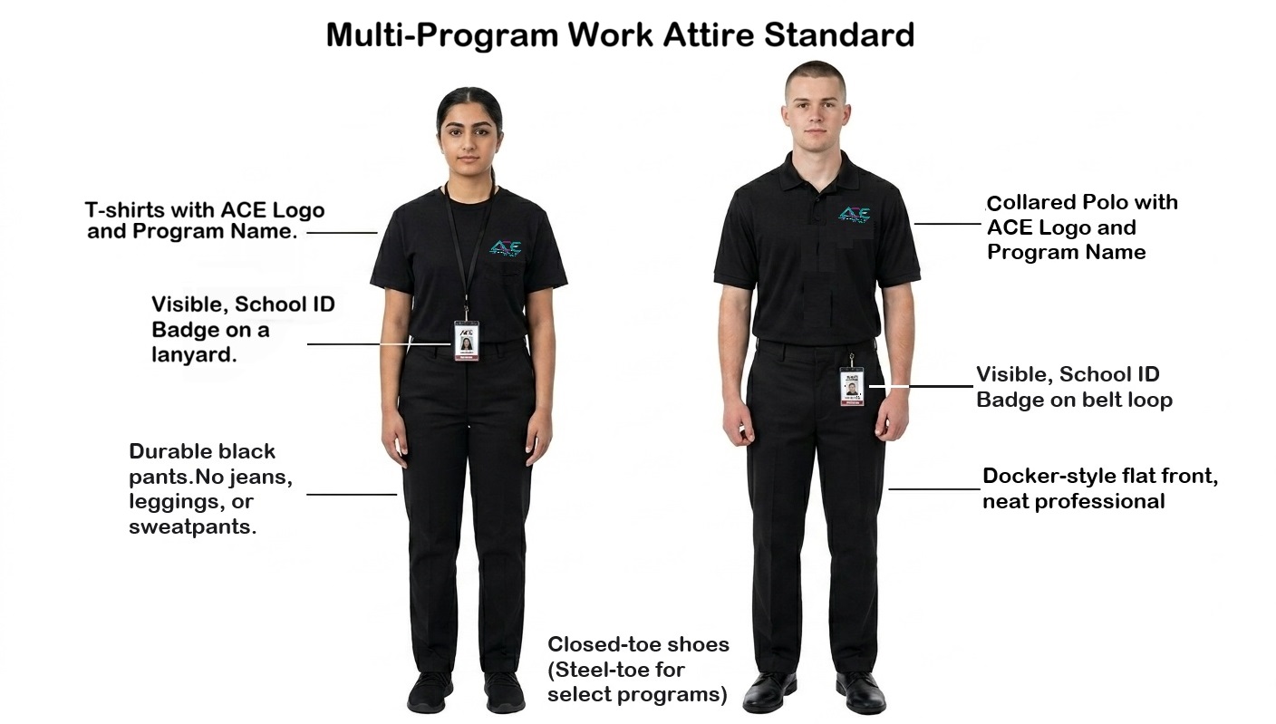 Multi-Program Work Attire
