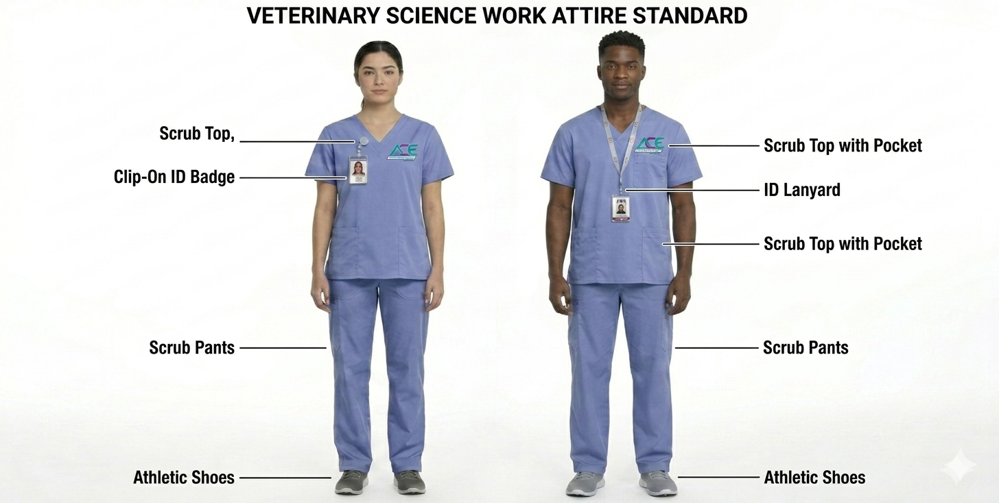 Vet Work attire