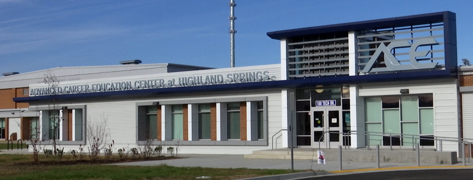 Advanced Career Education Center at Highland Spring - Main Front Entrance