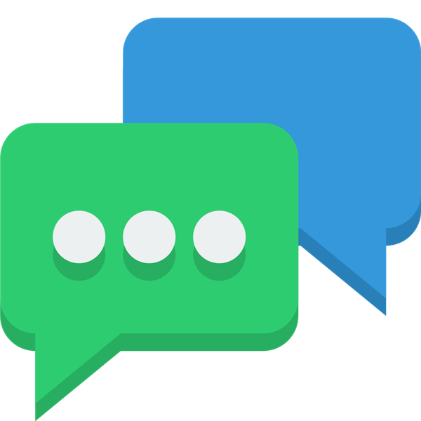 blue and green text quote boxes