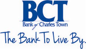 BCT bank of charles town the bank to live by logo