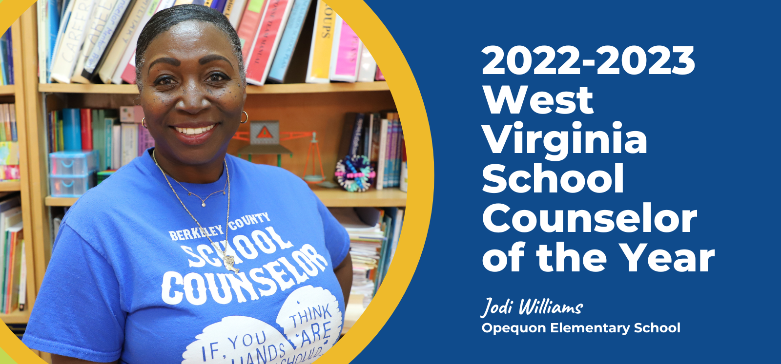 image of west virginia school counselor of the year jodi williams