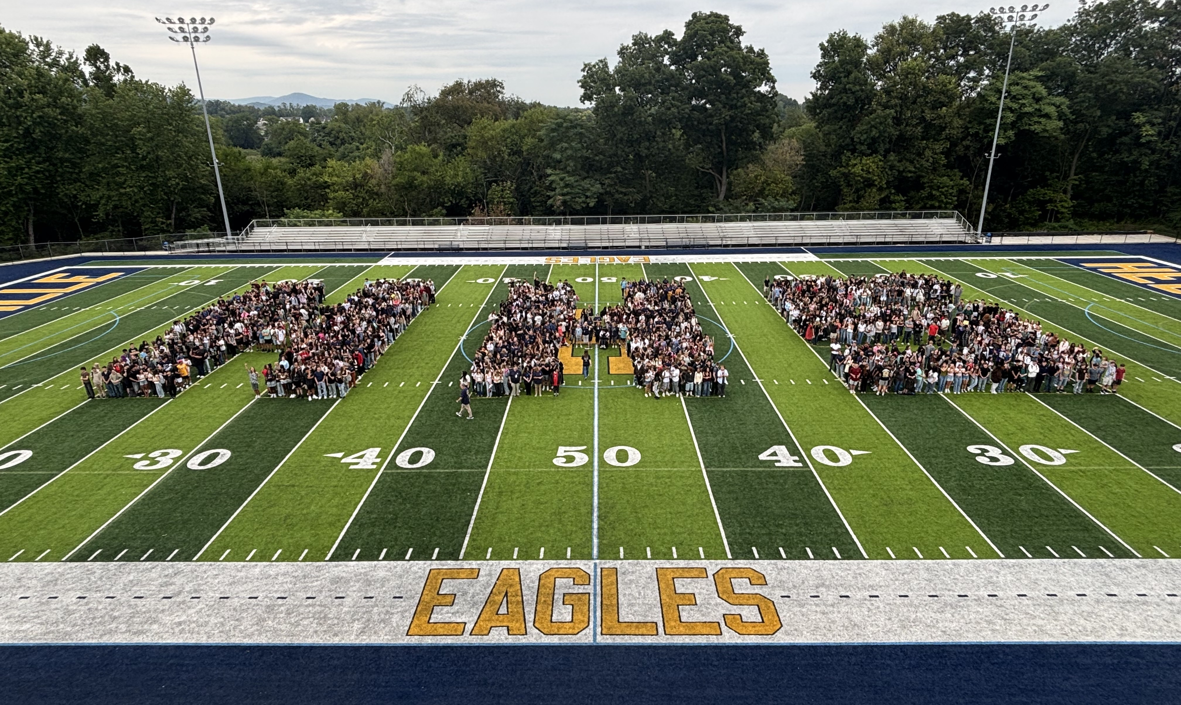 HHS Group picture on the Football field