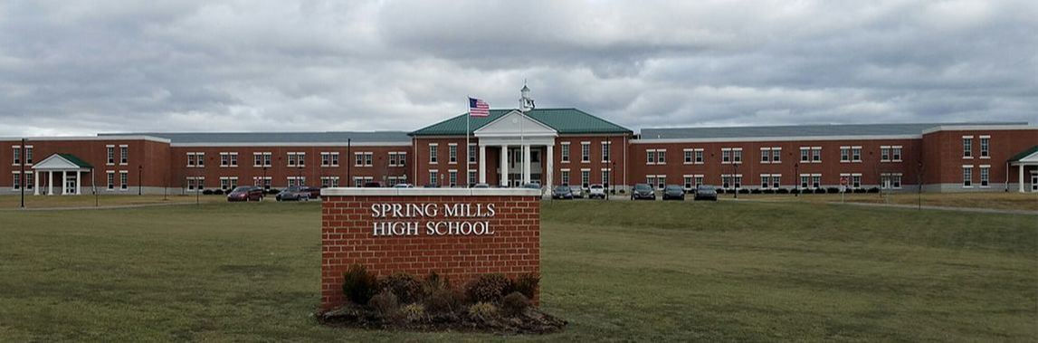 Spring Mills HS. front view