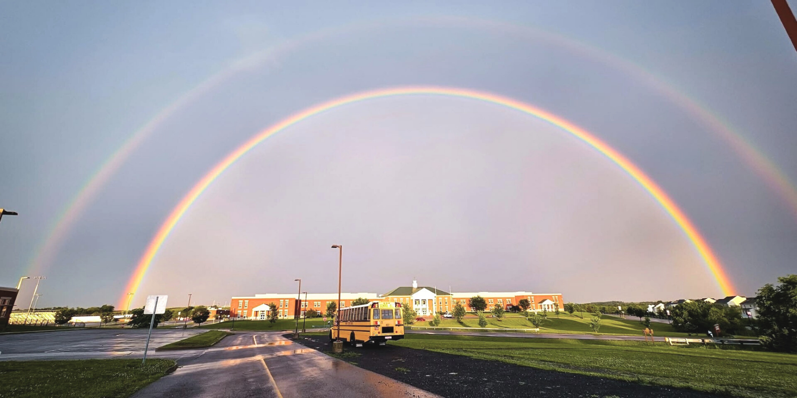 Rainbow over SMHS