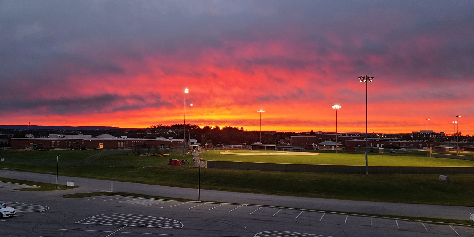 Sunset at SMHS