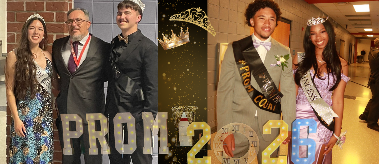 PROM KING QUEEN PRINCE PRINCESS