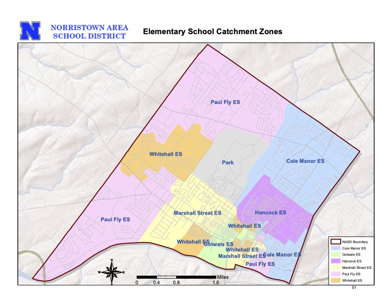 Attendance Zones Norristown Area School District