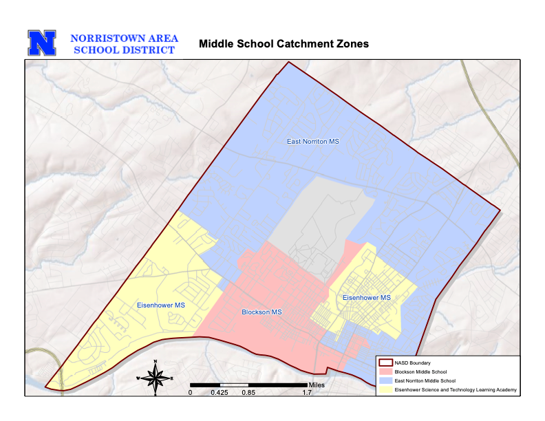 Attendance Zones - Middle School