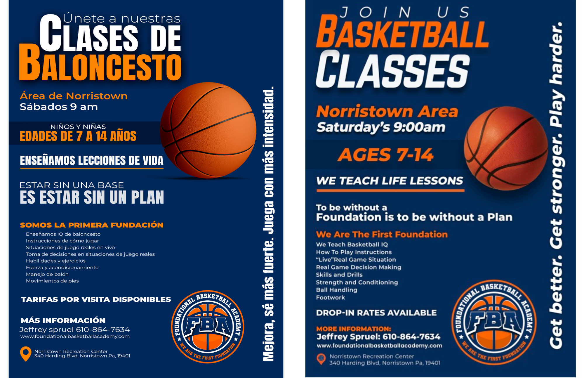 Foundational Basketball Academy Flyer