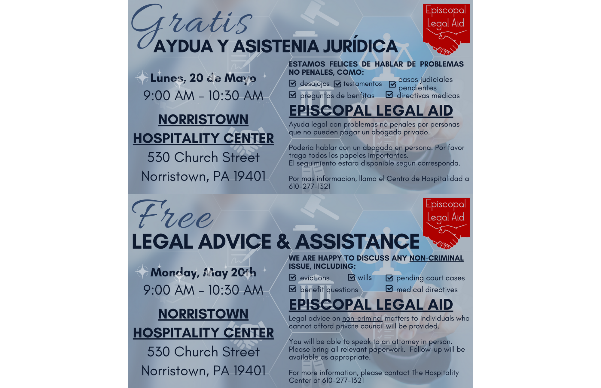 Legal Aid flyer