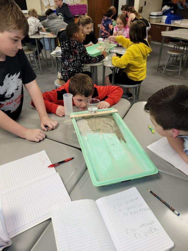 Erosion and Weathering in Mr. Love's fourth grade class.