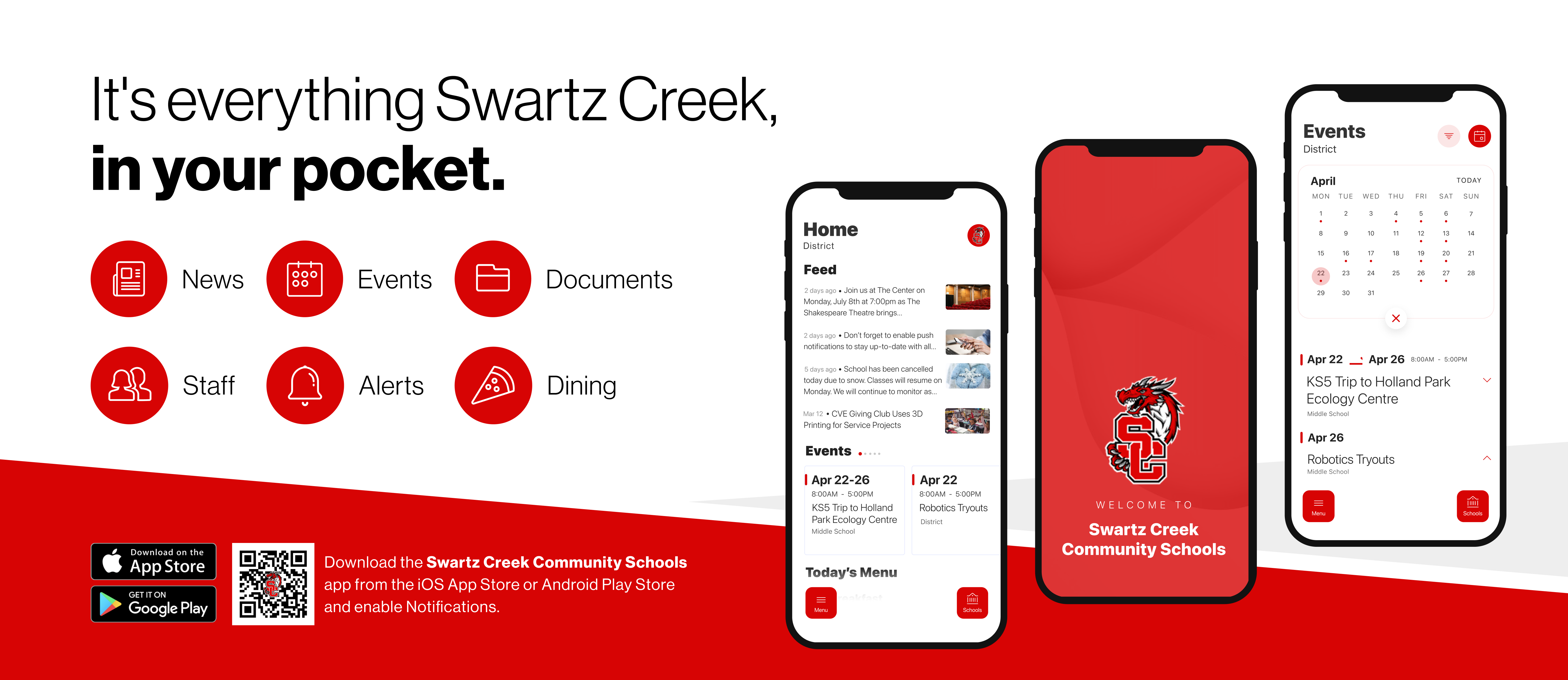 it's everything Swartz creek, in your pocket.