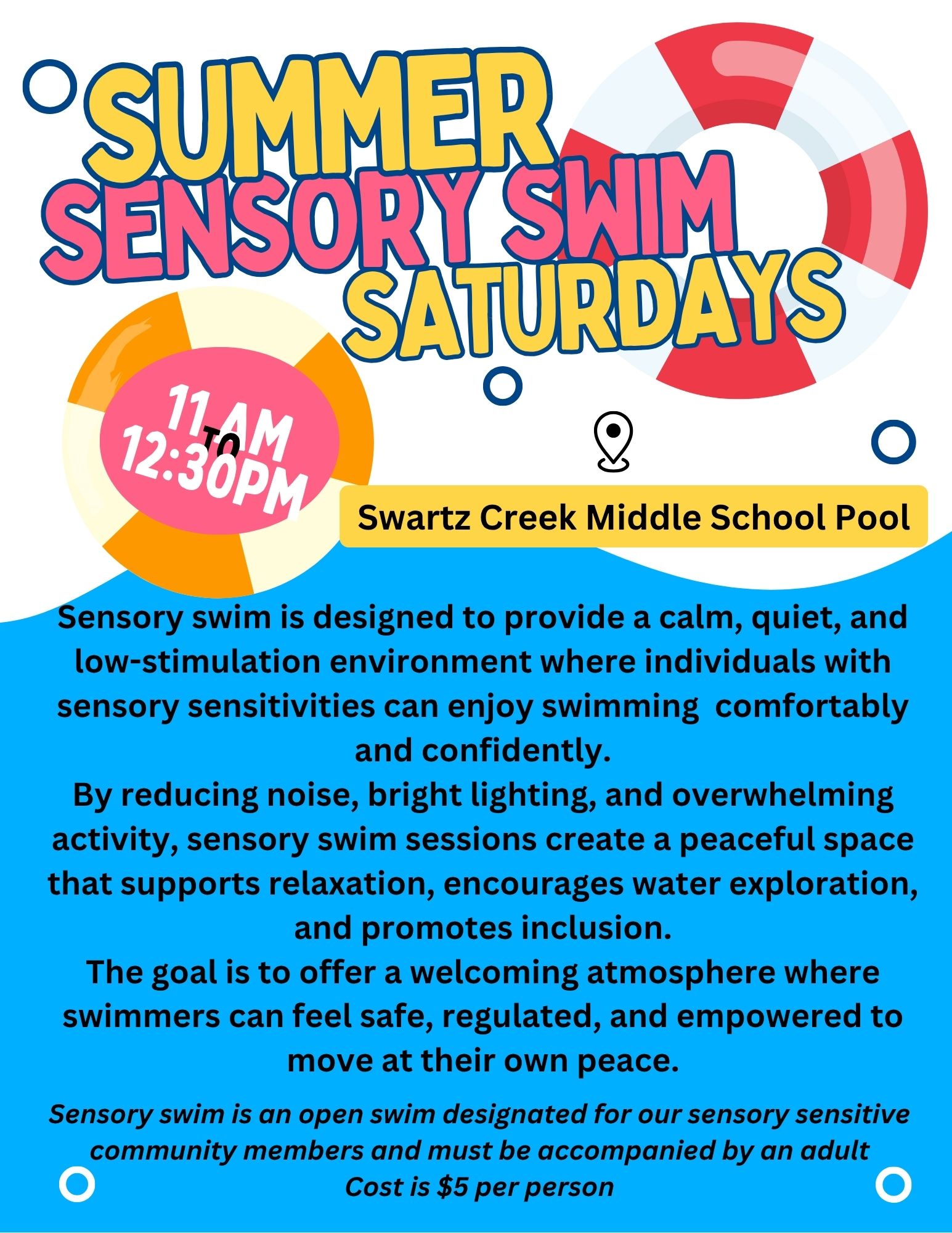Sensory swim