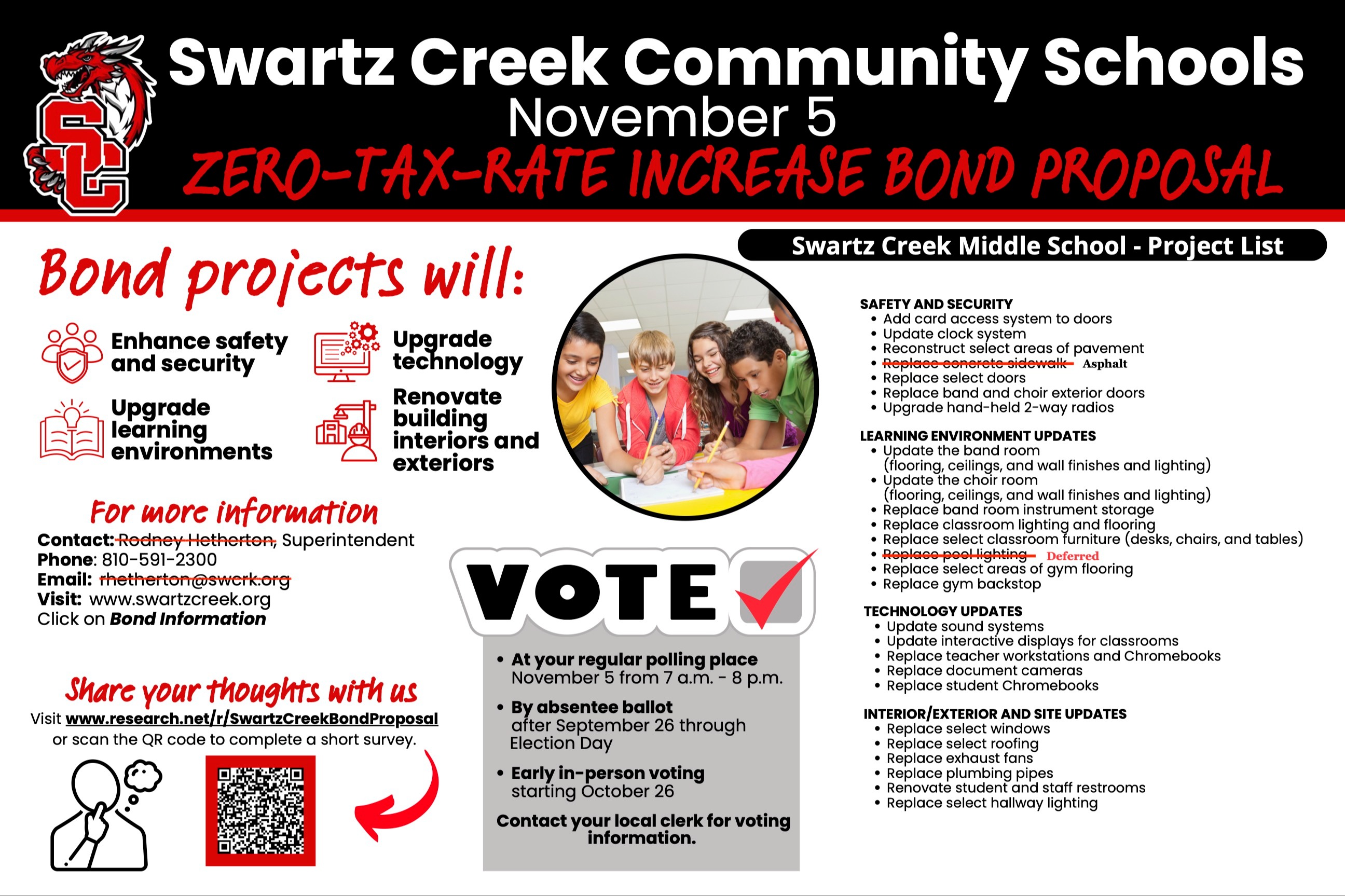 Swartz Creek Middle School Bond