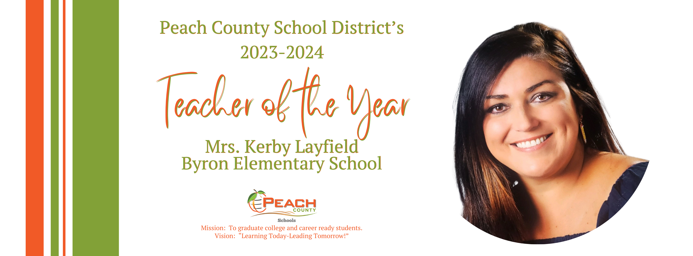 2023-2024 Teacher of the Year - Mrs. Kerby Layfield
