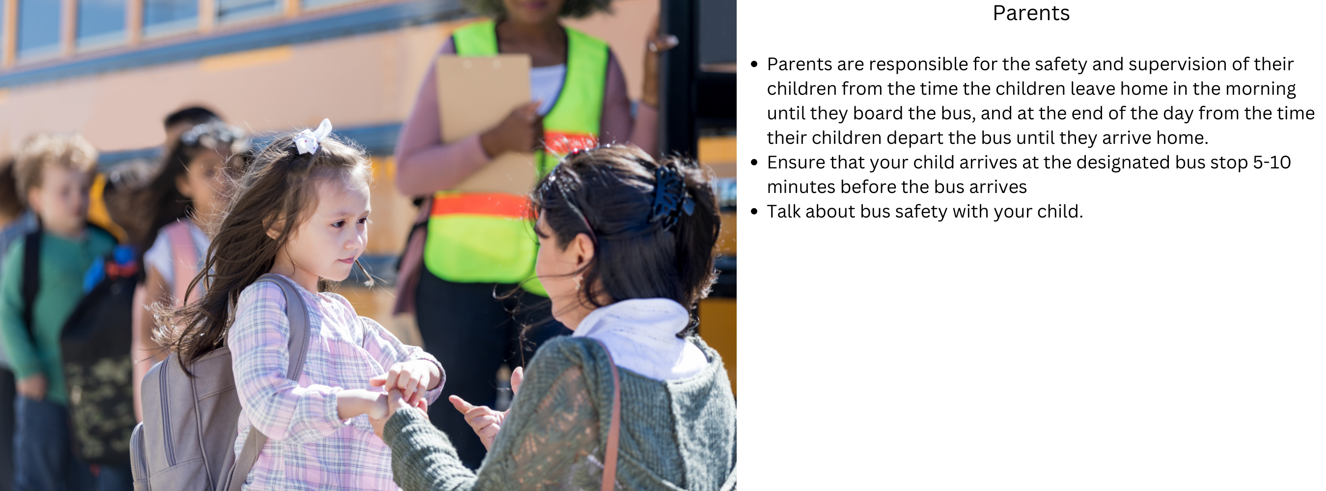 Parents Bus Safety
