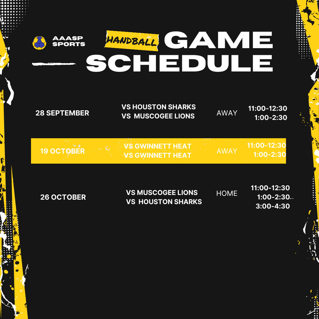 Handball Schedule 