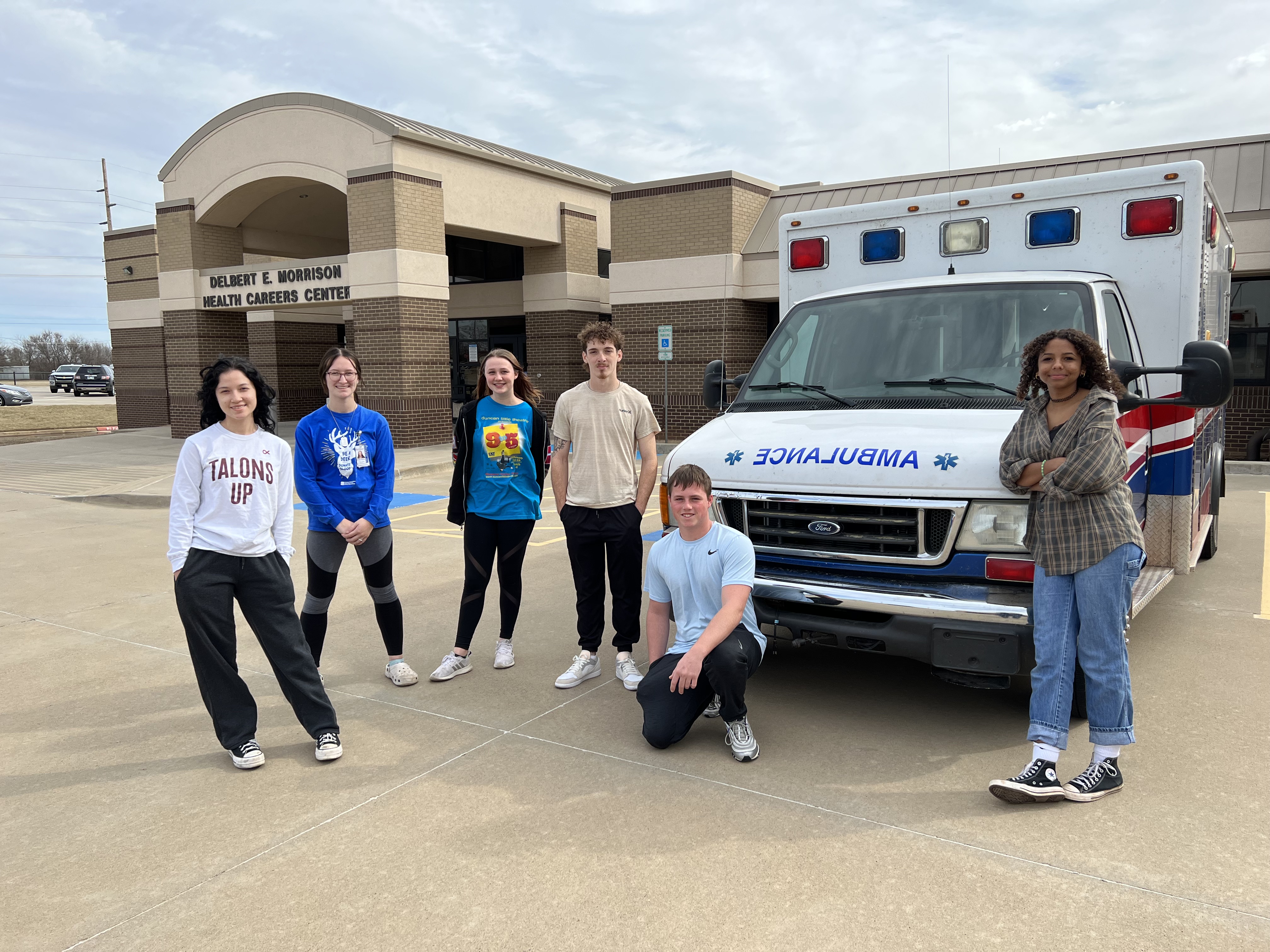 EMS Students with RRTC Ambulance