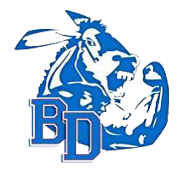 Bray-Doyle Public Schools BD Mule logo