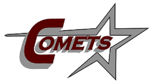 Velma-Alma Schools Comets logo