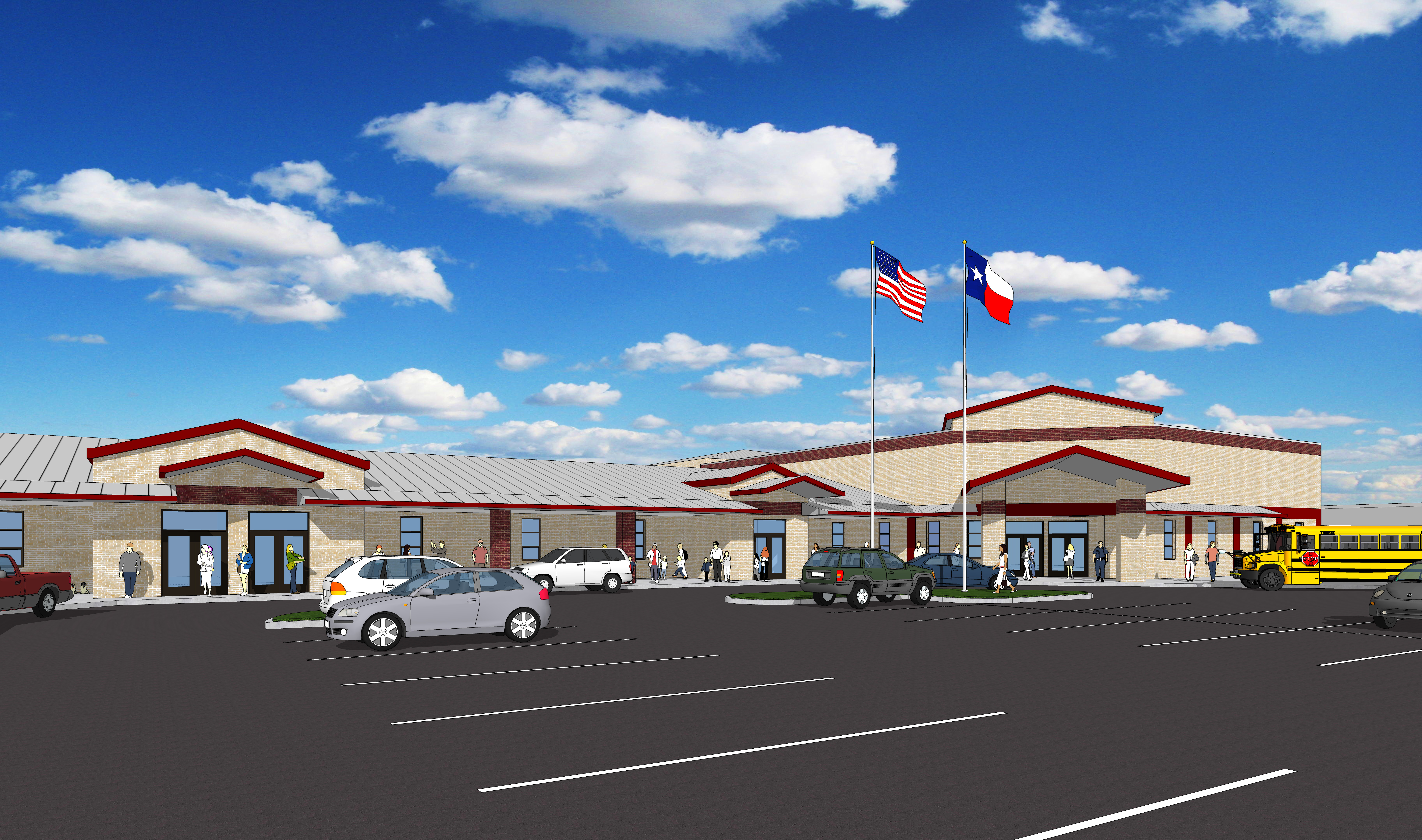 Bowie ISD New Junior HIgh Rendering
