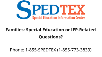 SPED TX contact number