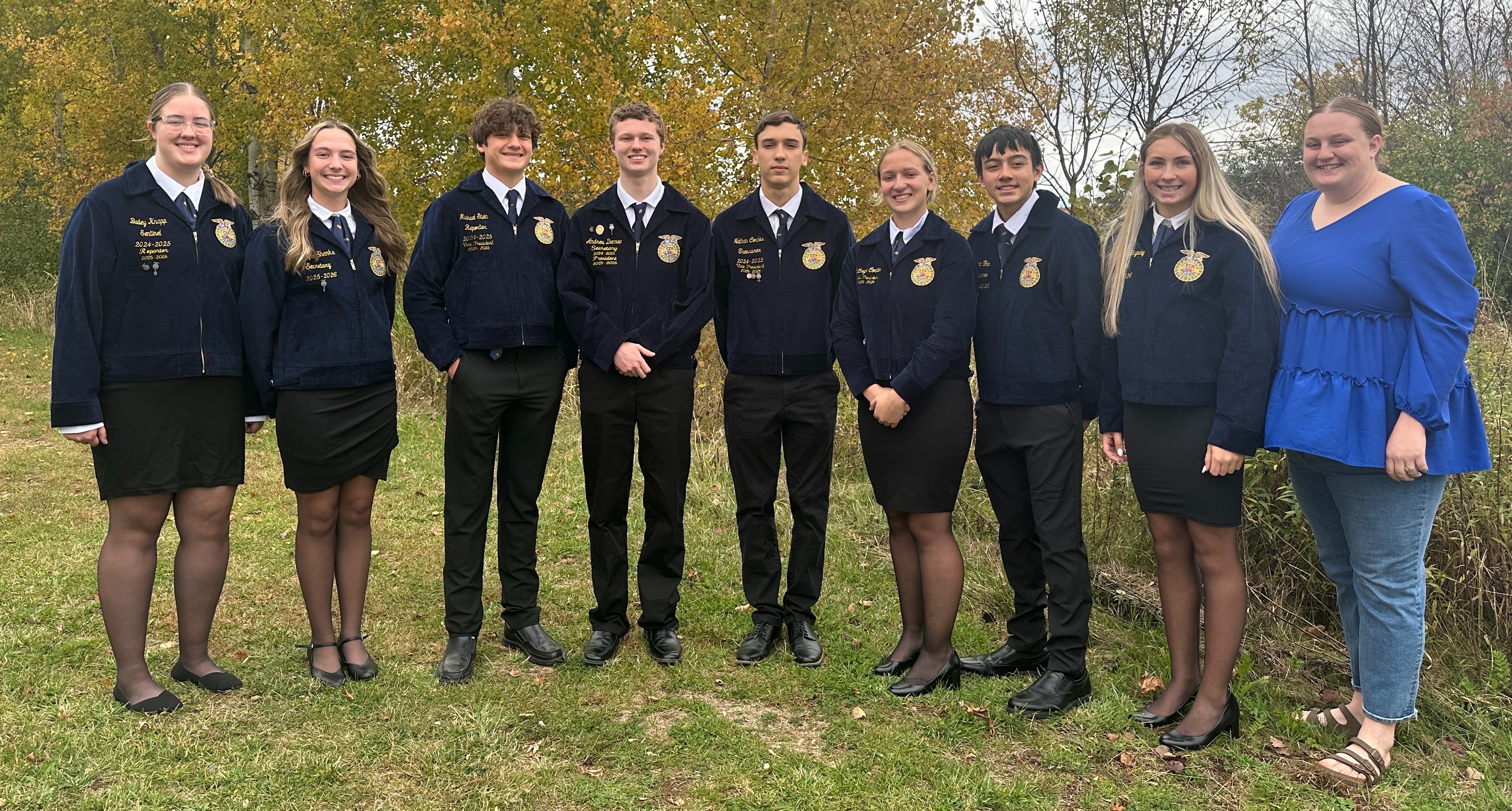 Pictured (2025-2026 Stratford FFA Officer Team)