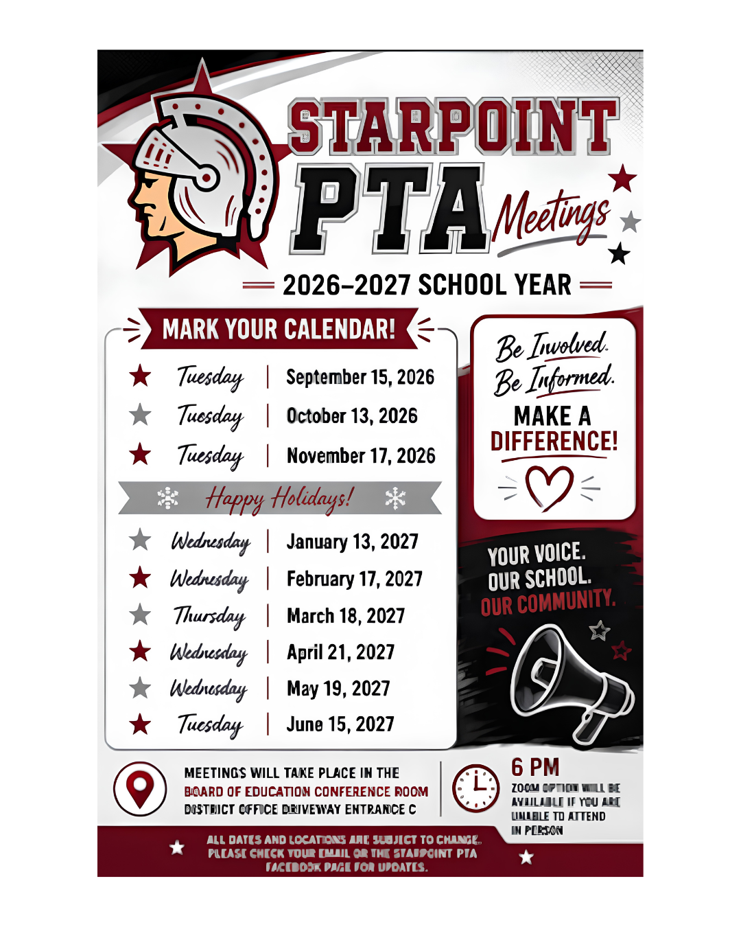 pta dates