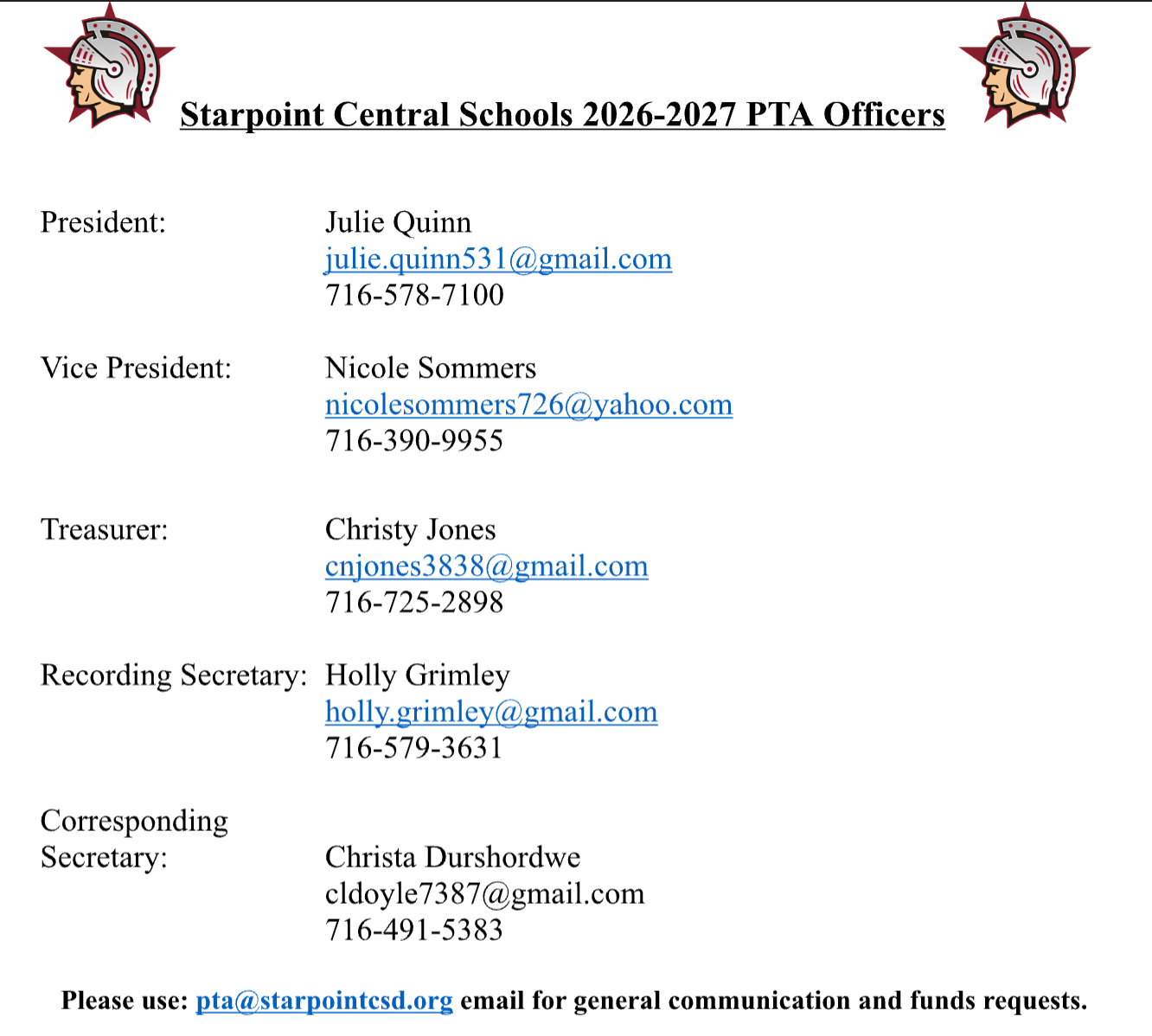 PTA Officers